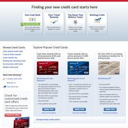 Bank of America credit cards