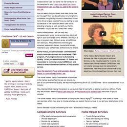 Home care services with Home Instead Senior Care