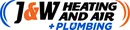 J&W Heating and Air & Plumbing brand logo