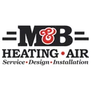M&B Heating and Air brand logo