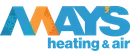 May's Heating & Air brand logo