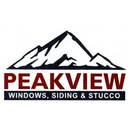 Peakview Windows, Siding & Stucco brand logo