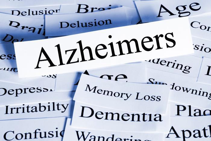 Alzheimer's disease word concept