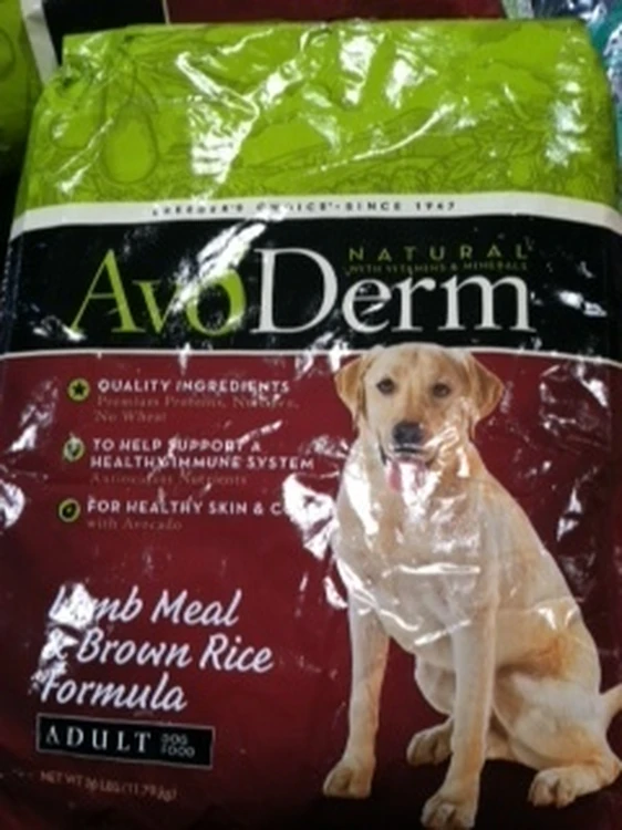 Avoderm dog food store recall