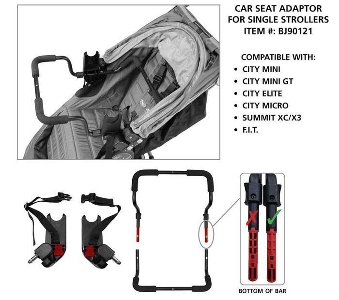 baby trend car seat adapter for baby jogger