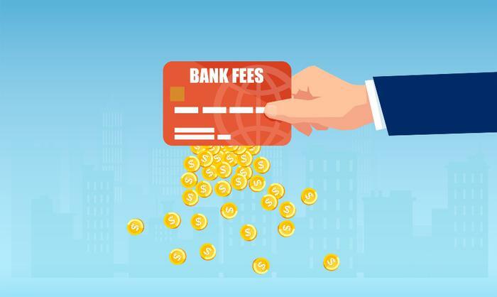 Bank fees concept