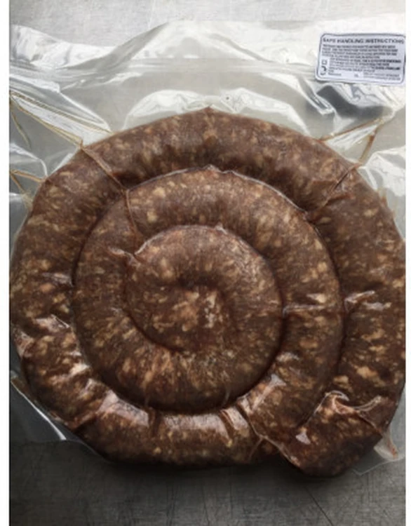 For The Gourmet  Bison Wiener Sausage Frozen - 3.2 oz links, 10# Case