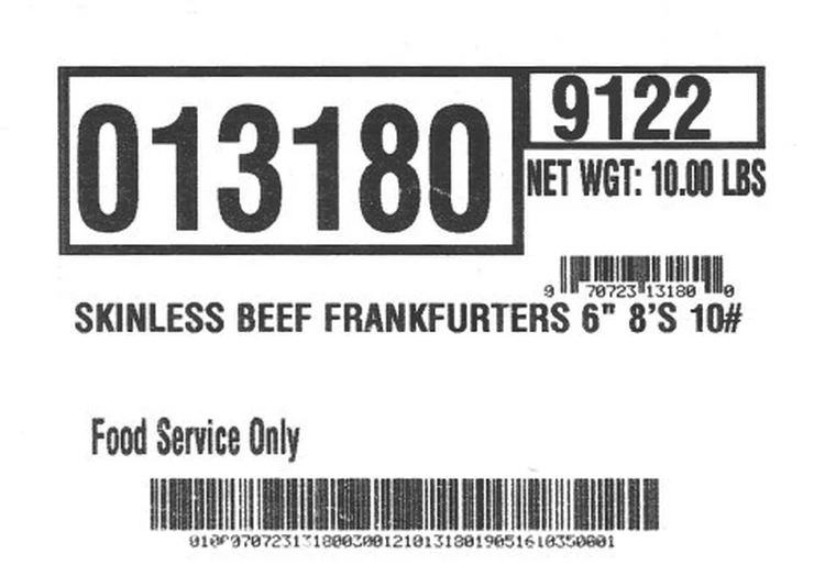 Vienna Beef recalls over 2,000 pounds of hot dogs due to possible metal  contamination