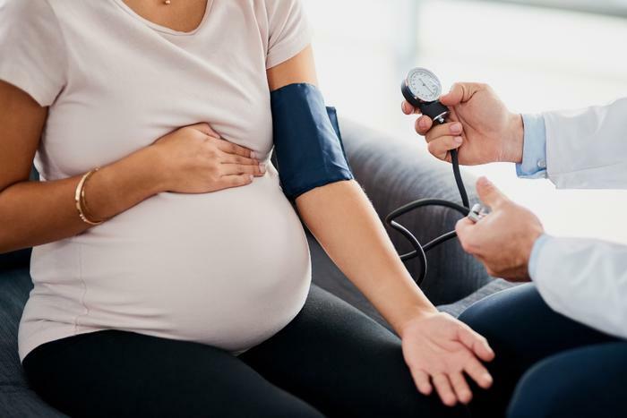 Blood pressure and pregnancy concept
