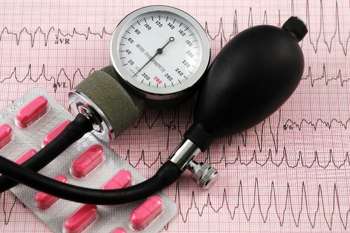 Blood pressure reading and medication