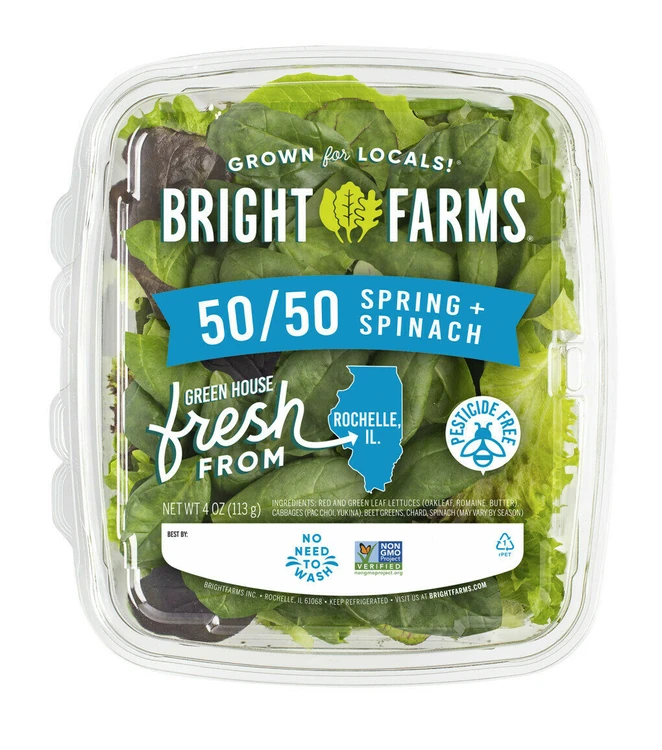 BrightFarms recalls packaged salad greens