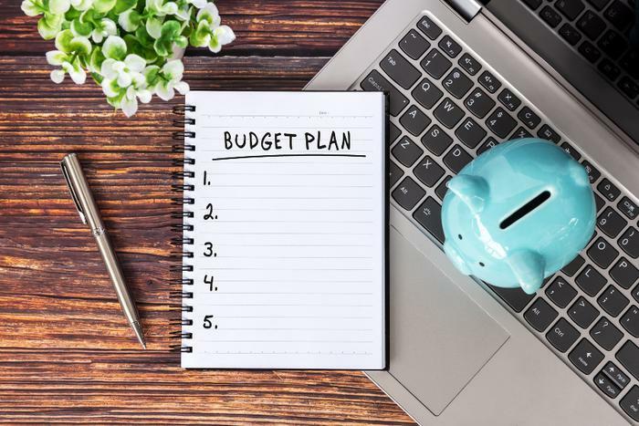 Budget plan concept