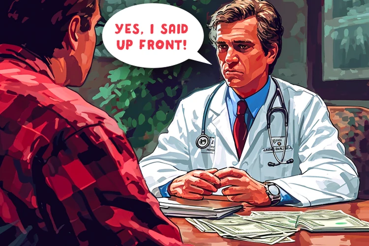 'This is a stickup!' is the last thing you’d expect a doctor to say