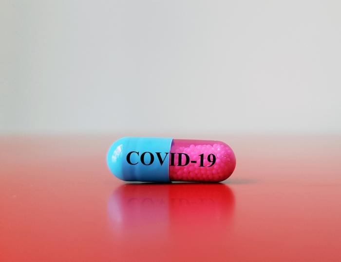 COVID-19 and coronavirus drug concept