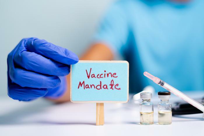 COVID-19 vaccine mandate concept