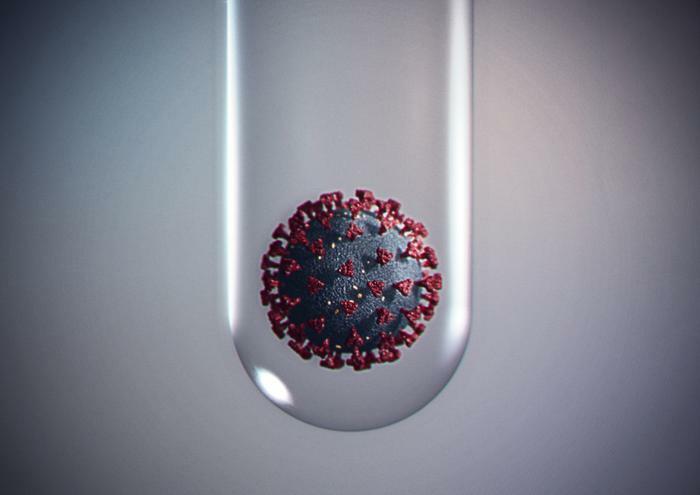 COVID-19 virus in test tube