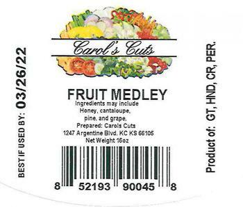 Fruit Medley label