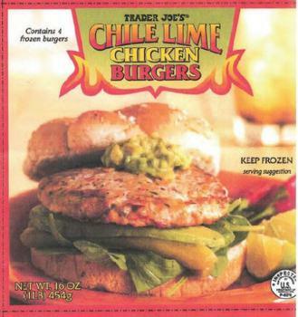 Trader Joes Chile Lime Chicken Burgers