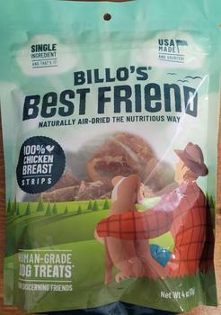 Billo’s Best Friend Chicken Breast Strips Dog Treat