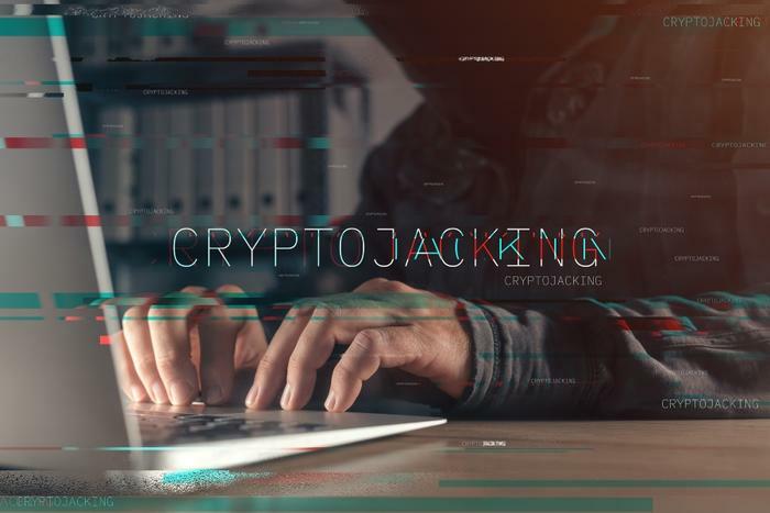 Cryptojacking concept