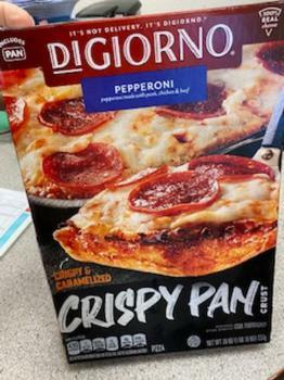 DiGiorno Crispy Pan Crust pepperoni pizza