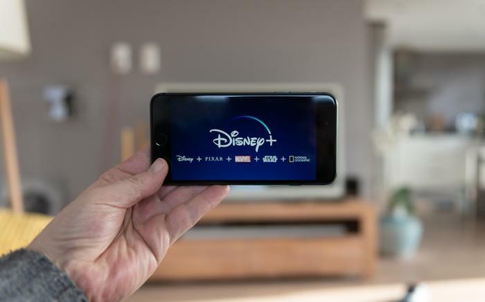 Disney Plus streaming service concept