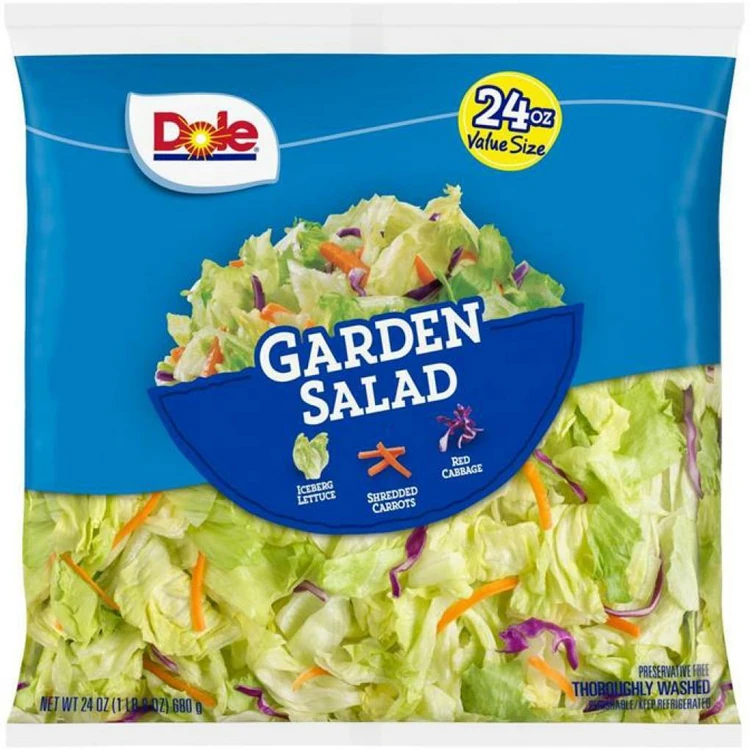 Dole Fresh Vegetables recalls salads containing iceberg lettuce