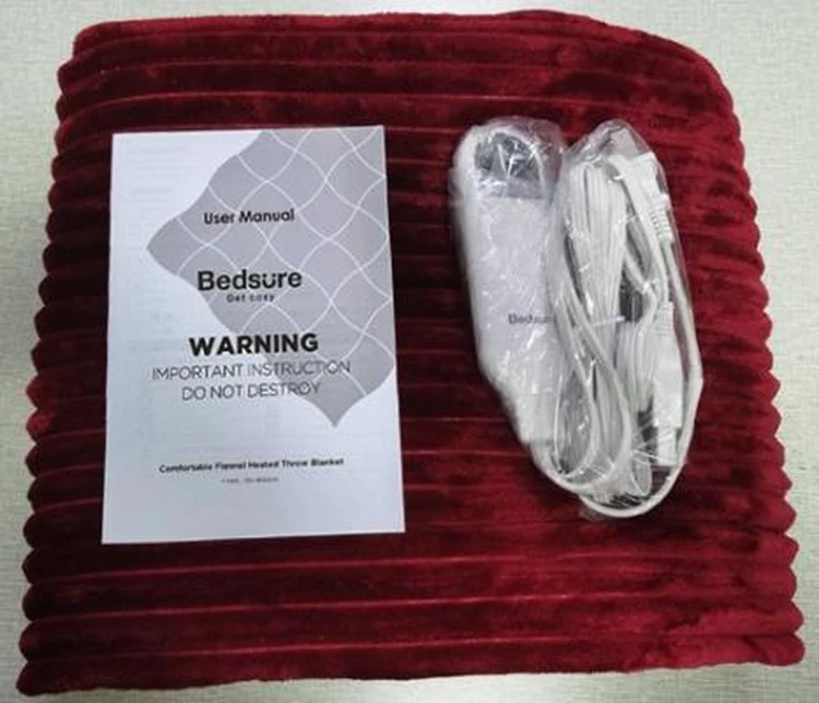 Bedshe International recalls 350,000 Bedsure electric heating blankets and pads for fire risk