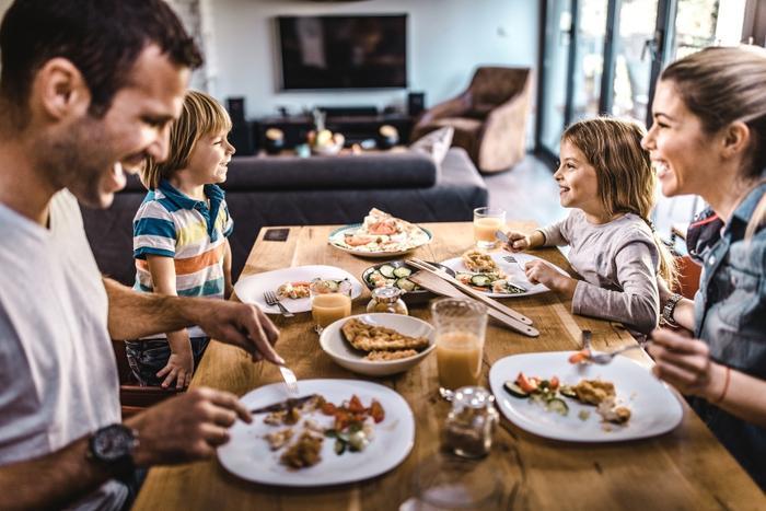 Families who eat more meals together have stronger bonds