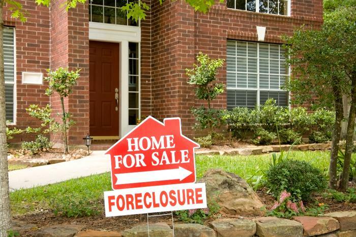 Foreclosure and home sale concept