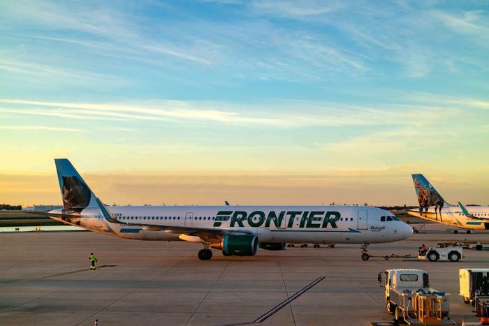 Frontier Airlines plane 