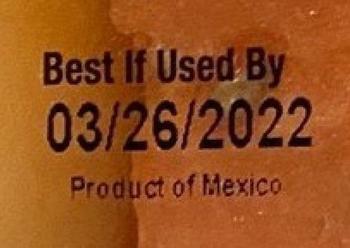 Best if used by date