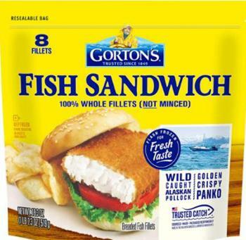Gortons Fish Sandwich - 100% Whole Fillets