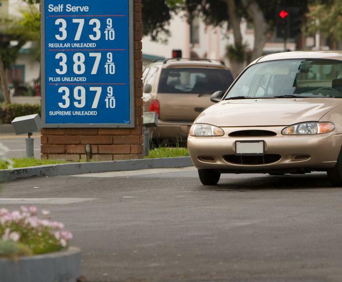 The concept of high gas prices 
