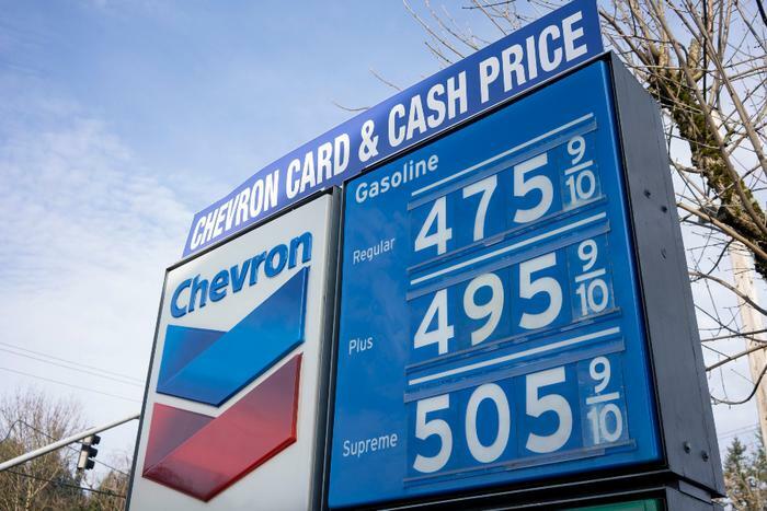 Gas prices rising