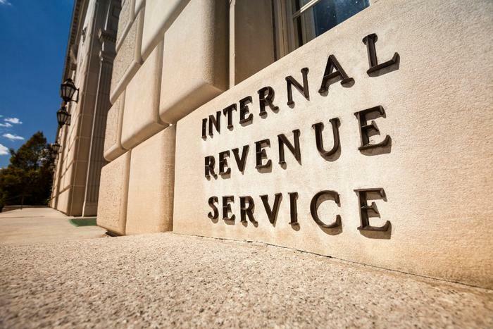 IRS building sign