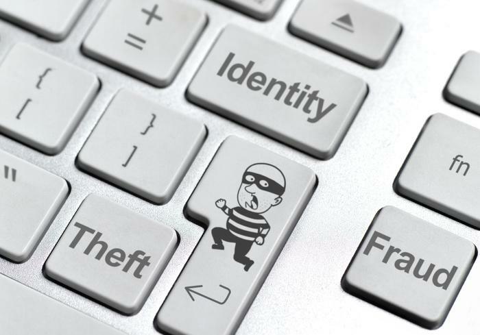 Identity theft and fraud concept