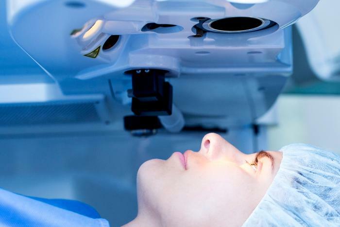 Laser eye surgery concept