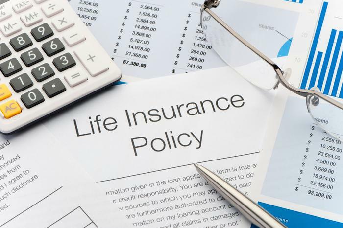 Life insurance policy concept