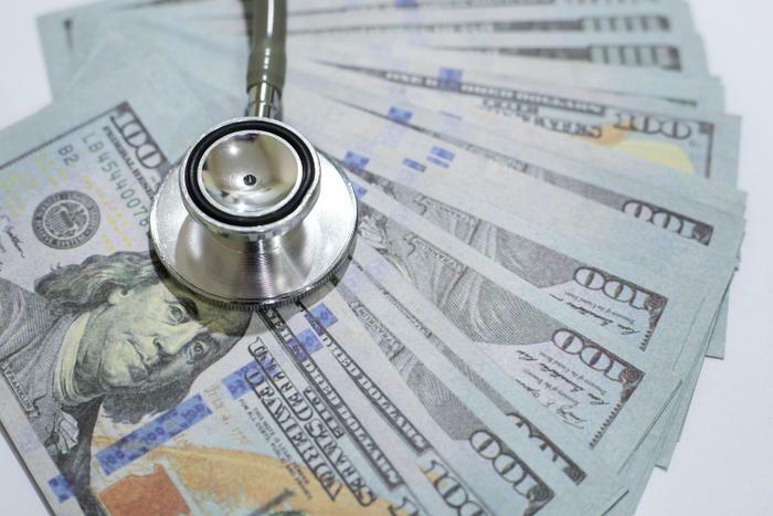 Medical debt and costs concept