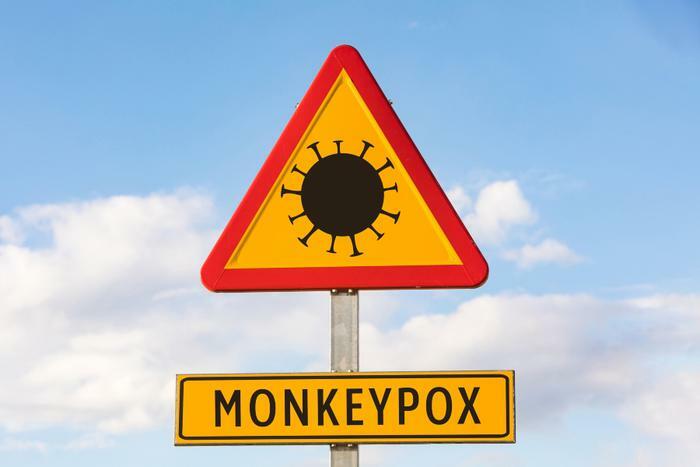 Monkeypox warning sign