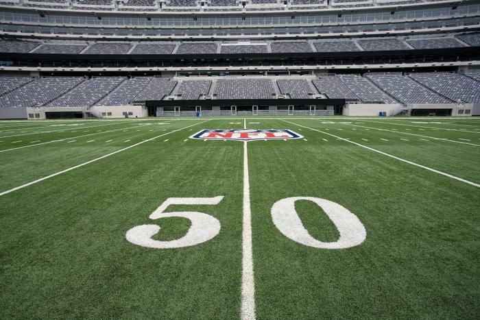 NFL 50 yard line