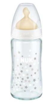 NUK glass baby bottle