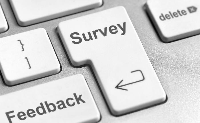 Online survey concept