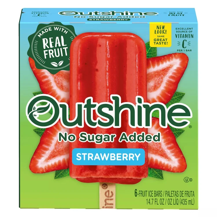 Dreyer's recalls Outshine No Sugar Added Strawberry Fruit Bars