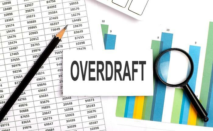 Overdraft fees and financial concept