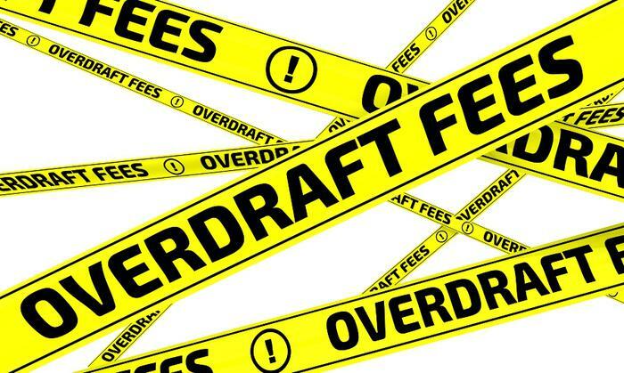 Overdraft fees concept