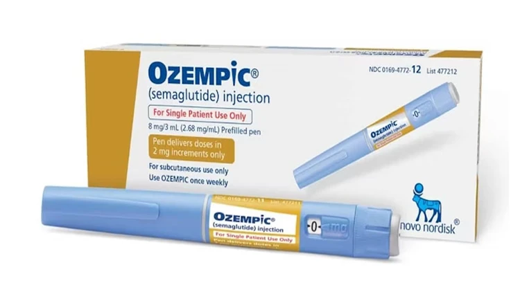 A package of ozempic