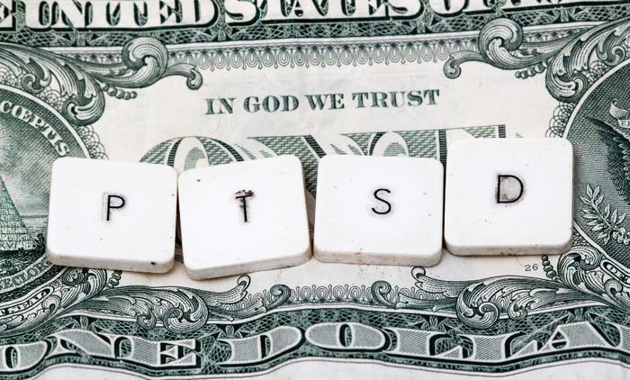 PTSD and money concept