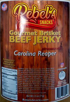 Carolina Reaper beef jerky